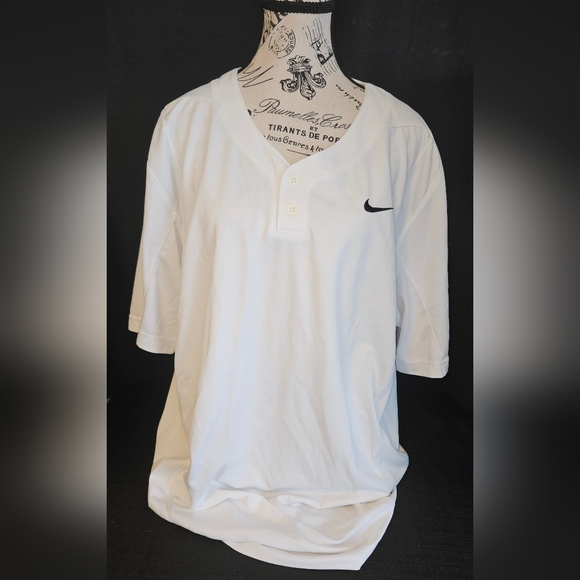 Nike Other - Nike Dri-Fit Men's White Baseball Jersey Shirt XL